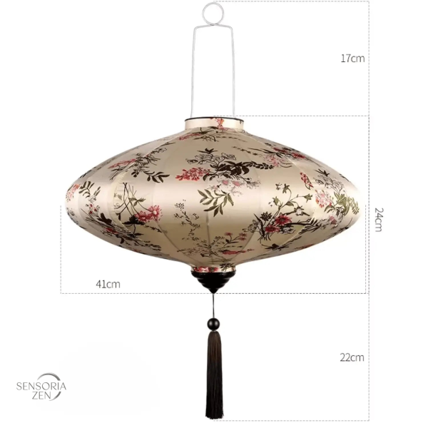 Lanterne soyeuse chinoise, touche asiatique à votre décor