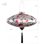 Charmante lanterne en soie pour ambiance festive