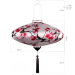Lanterne décorative en soie, style chinois traditionnel