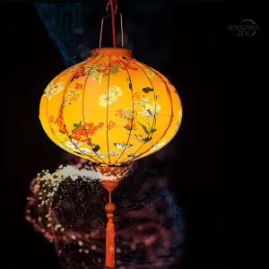 Lanterne en Soie – Décoration Murale Japonaise
