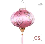 Lanterne Murale Traditionnelle – Soie Japonaise