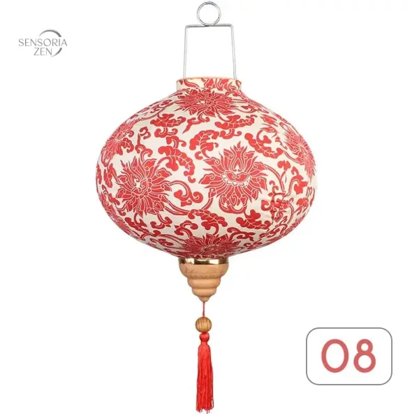 Décoration en Soie – Lanterne Japonaise Originale
