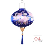 Lanterne Décorative en Soie – Style Japonais