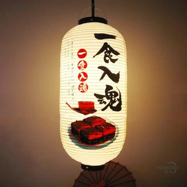 Lanterne suspendue izakaya, touche asiatique élégante