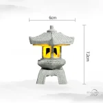 Objet décoratif Feng Shui : lanterne de jardin zen