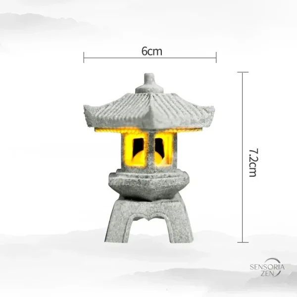 Objet décoratif Feng Shui : lanterne de jardin zen