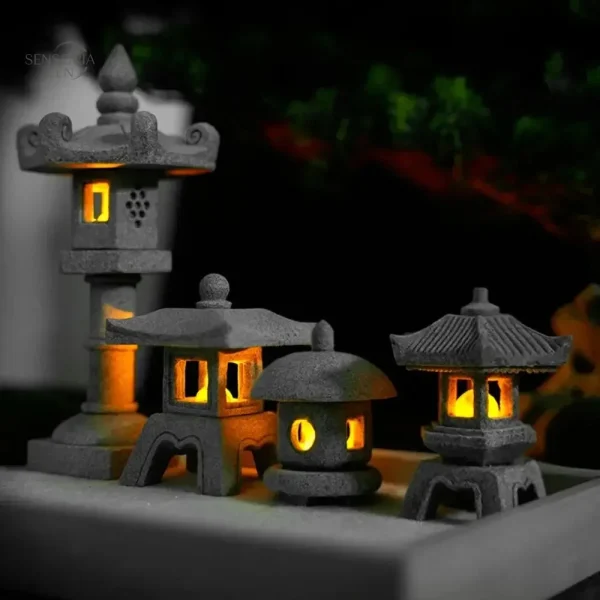 Lanterne Feng Shui pour un jardin paisible et harmonieux