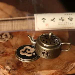 Mini encensoir théière en laiton - Dynasties Han Jin
