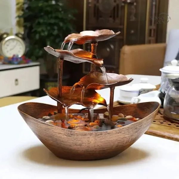 Décoration Zen – Petite fontaine intérieure en cascade
