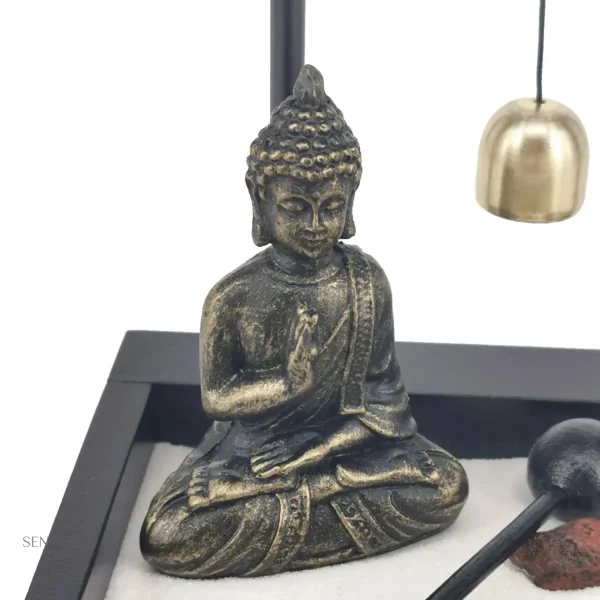 Mini jardin zen pour méditation et bien-être intérieur