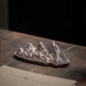 Porte-encens paysage naturel, design artisanal unique