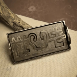 Accessoire de purification en bronze pour encens