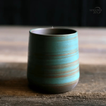 Mug céramique craquelé, style zen et apaisant