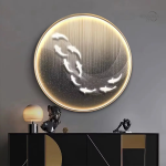 Panneau mural LED japonais pour une touche zen moderne
