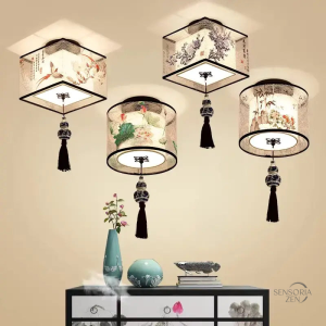 Plafonnier Lotus – Lampe LED Zen pour décoration