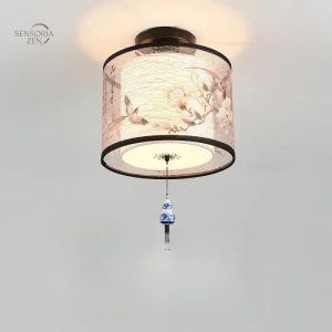 Lampe Lotus en style asiatique pour ambiance zen