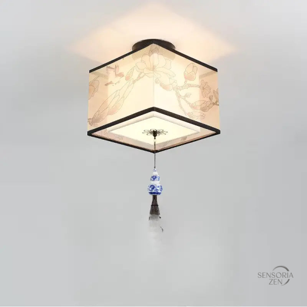 Lampe asiatique en forme de lotus pour votre maison