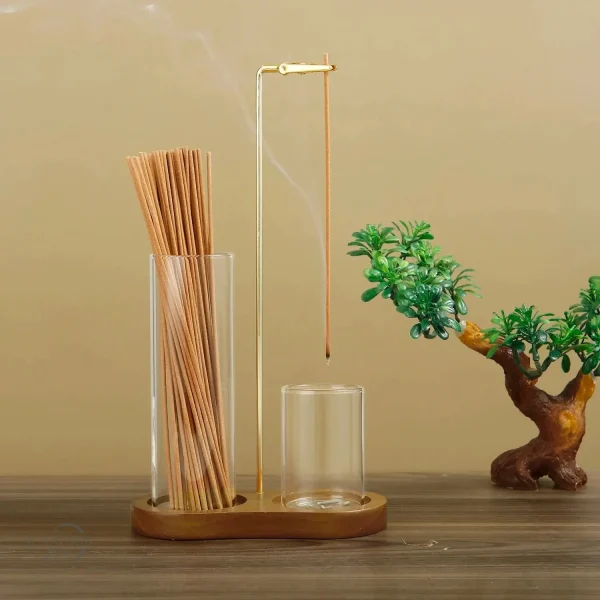 porte-batons-encens-verre-anti-cendres-1 Porte-bâtons encens en verre anti-cendres 2-en-1