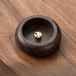 Porte-encens en bois, 4 emplacements pour bâtons