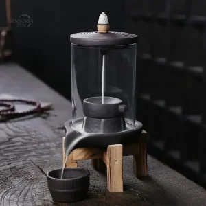 Porte-Encens Cascade Céramique Fortune – Zen