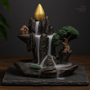 Fontaine d'Encens avec design de dragon et effet cascade
