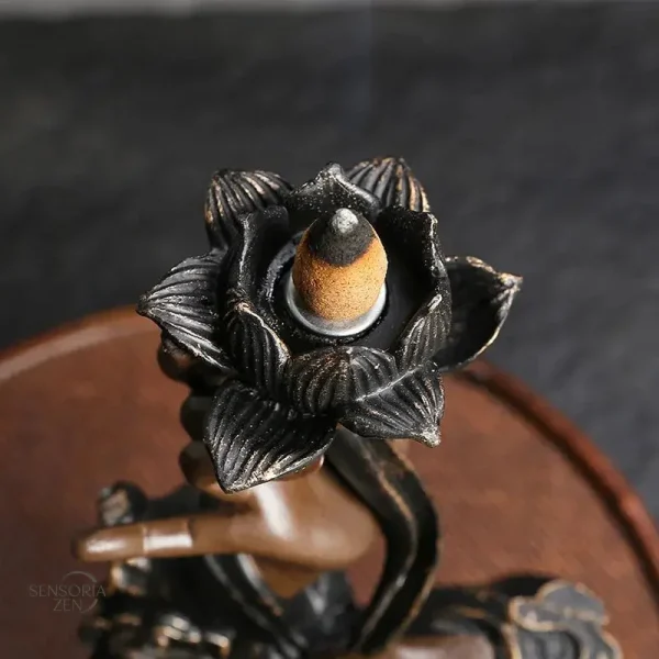 Fontaine d'encens avec design Bouddha