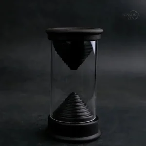 Cascade d'Encens en céramique noire pour ambiance zen