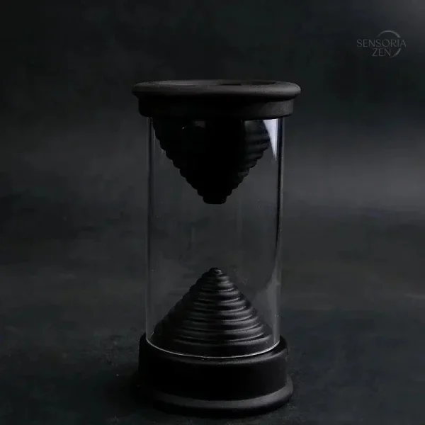 Cascade d'Encens en céramique noire pour ambiance zen