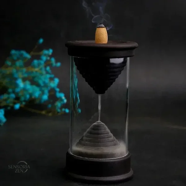 Fontaine d'Encens Sablier au design élégant et apaisant