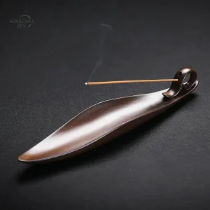 Porte-Encens Cônes en Céramique – Support Zen Artisanal