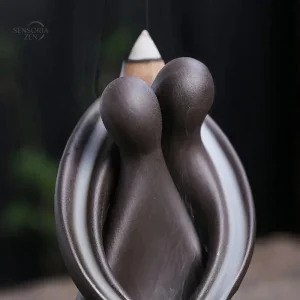 Porte-Encens Reflux design Couple Éternel