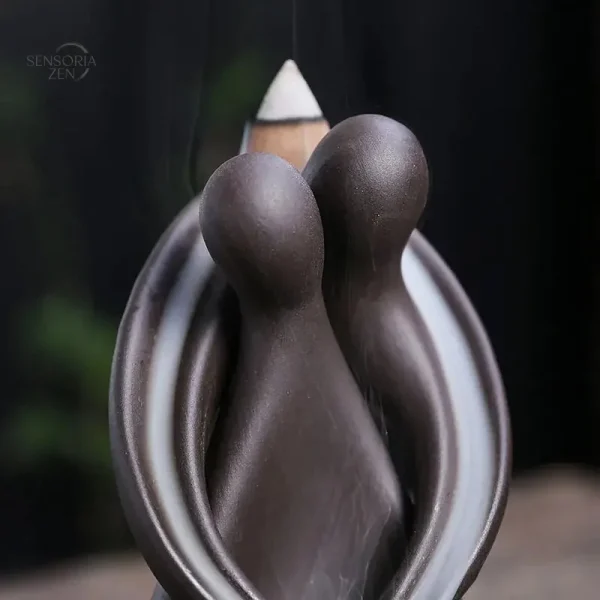 Porte-Encens Reflux design Couple Éternel