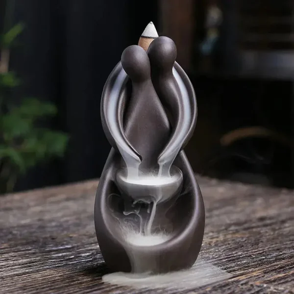 Objet de décoration spirituelle, porte-encens unique