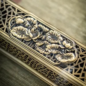 Porte-encens décoratif inspiré de la culture chinoise
