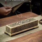 Élégant porte-encens en cuivre pour ambiance zen