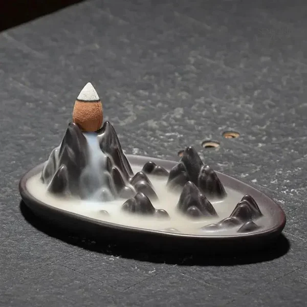 Porte-Encens Cascade Montagne – Design Zen et apaisant