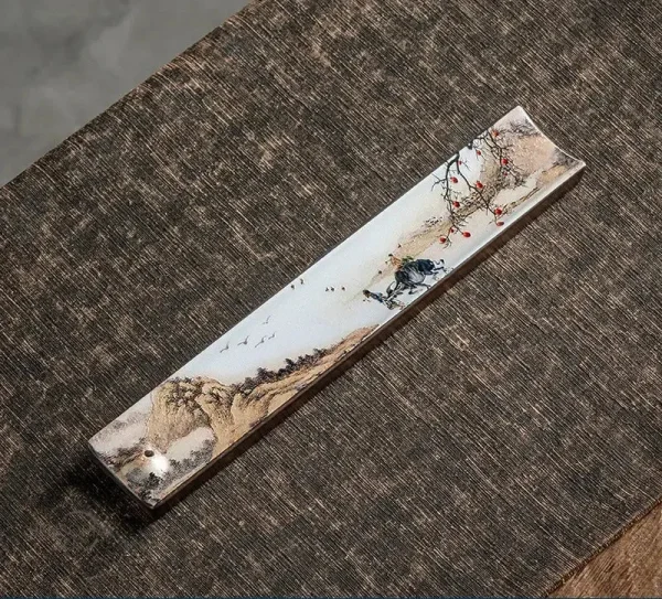 Porte-Encens Zen en Céramique Émaillée - 24 Motifs - vue 3