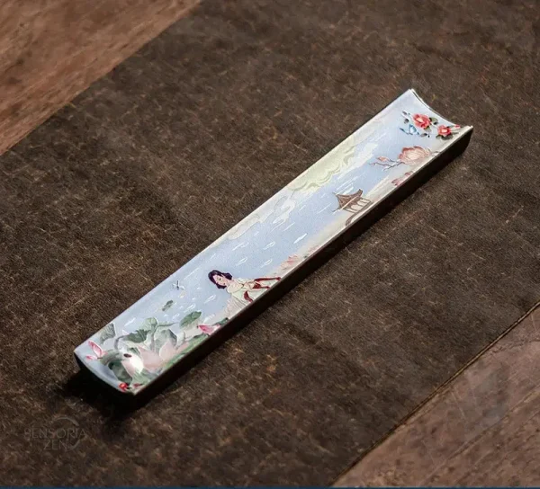 Porte-Encens Zen en Céramique Émaillée - 24 Motifs - vue 11