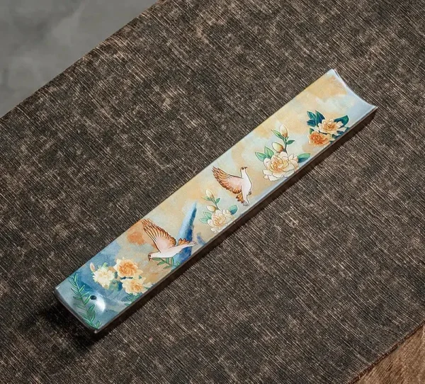 Porte-Encens Zen en Céramique Émaillée - 24 Motifs - vue 13