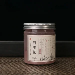 Poudre d'Encens Hibiscus Naturel 50g en emballage floral vif
