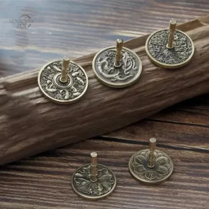 Presse-Cendre Cuivre Gravé – Dragon Lotus