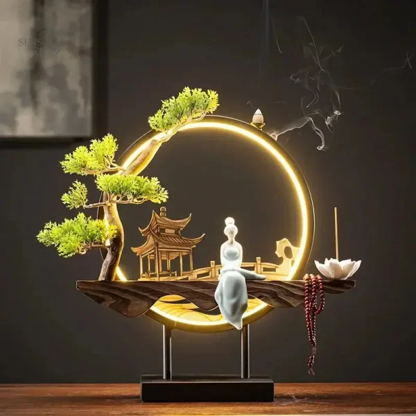 Brûleur d'encens décoratif et fonctionnel