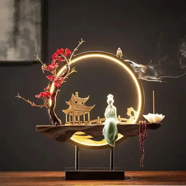Porte-encens moderne pour relaxation
