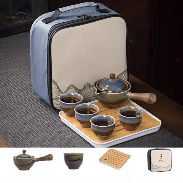 Sac de transport élégant pour théière