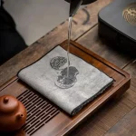 Coton et lin, serviette pour la cérémonie du thé