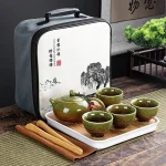 Set pratique de thé chinois pour déplacements