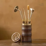 Accessoires d'encens en alliage bronze, kit complet et pratique
