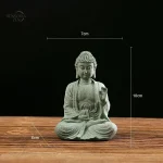 Feng Shui Bouddha : mini statue en pierre pour ambiance sereine