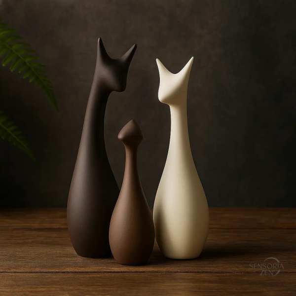 Statuette Feng Shui en céramique pour décoration zen