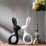 Statuette zen, design moderne en céramique durable
